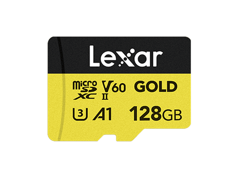 Lexar Professional GOLD 128GB microSDXC™ UHS-II Card