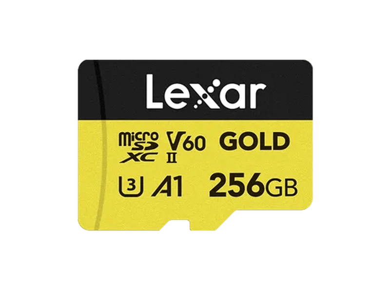 Lexar Professional GOLD 256GB microSDXC™ UHS-II Card