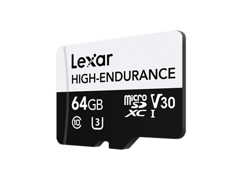 Lexar High-Endurance microSDXC™ UHS-I cards 64GB