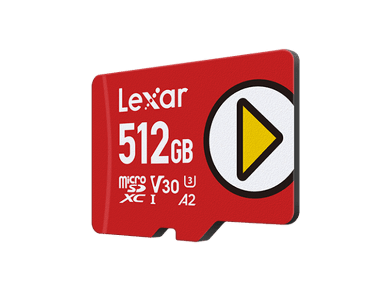 Lexar PLAY microSDXC™ UHS-I card 512GB Class 10 U3 V30 A2