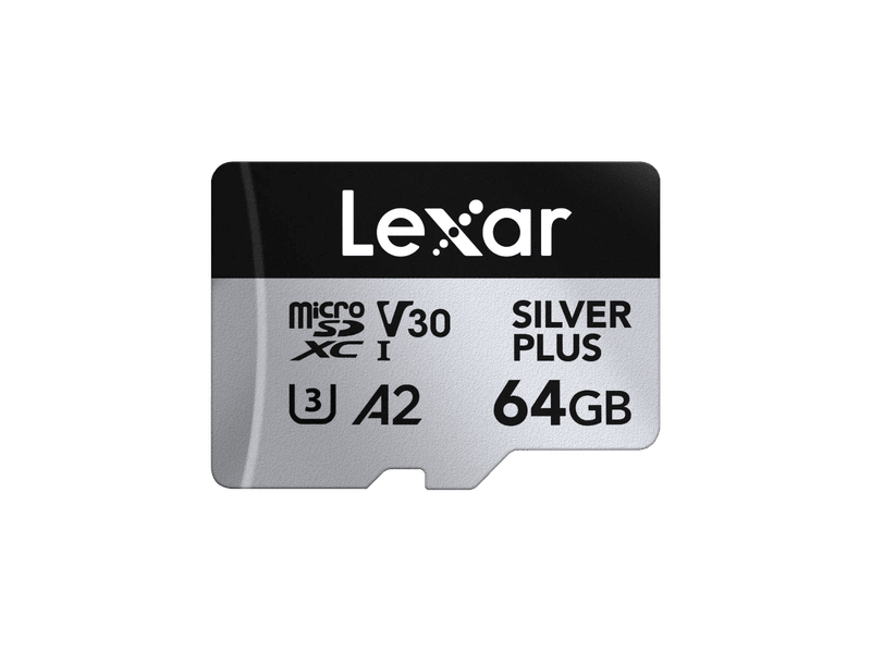 Lexar Professional SILVER PLUS 64GB microSDXC™ UHS-I Card