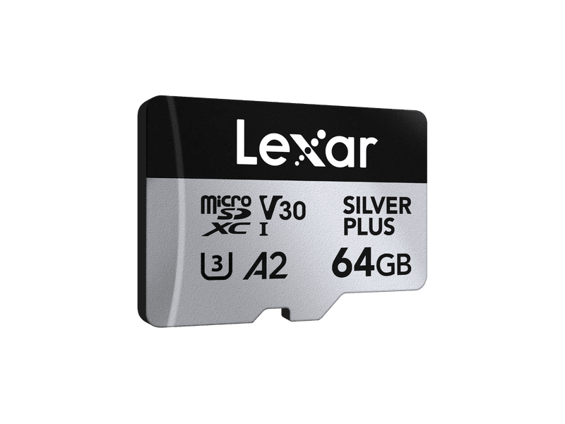 Lexar Professional SILVER PLUS 64GB microSDXC™ UHS-I Card