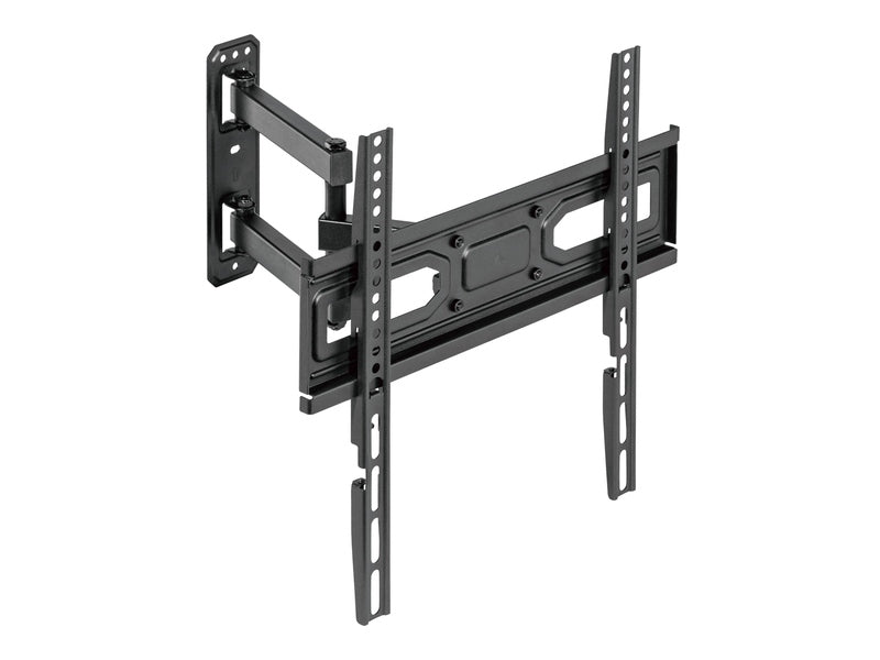 Brateck LPA78-443 Super Economy Full-Motion TV Wall Mount, Fit Screen Size: 32"-55" Up to 35 KG, Fine Texture Black,358x440x420mm new