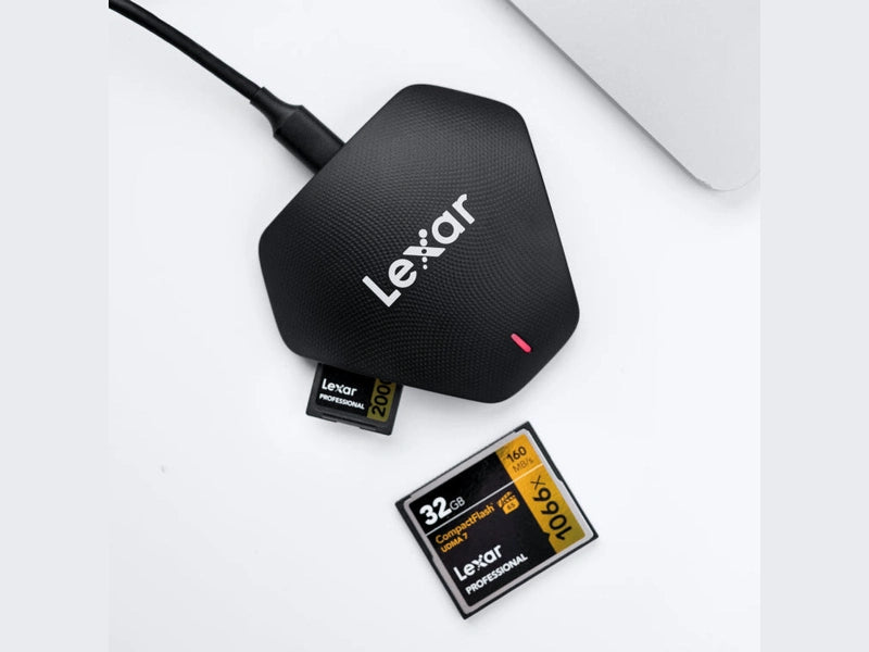 Lexar Professional Multi-Card 3-in-1 USB 3.1 Reader