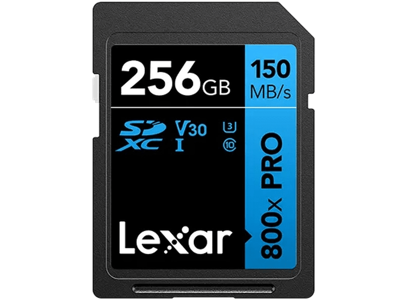 Lexar High-Performance 800x PRO 256GB SDHC™/SDXC™ UHS-I Card BLUE