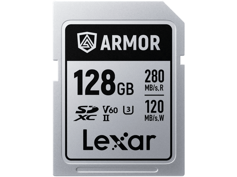 Lexar Professional ARMOR SILVER PRO 128GB SDXC™ UHS-II Card