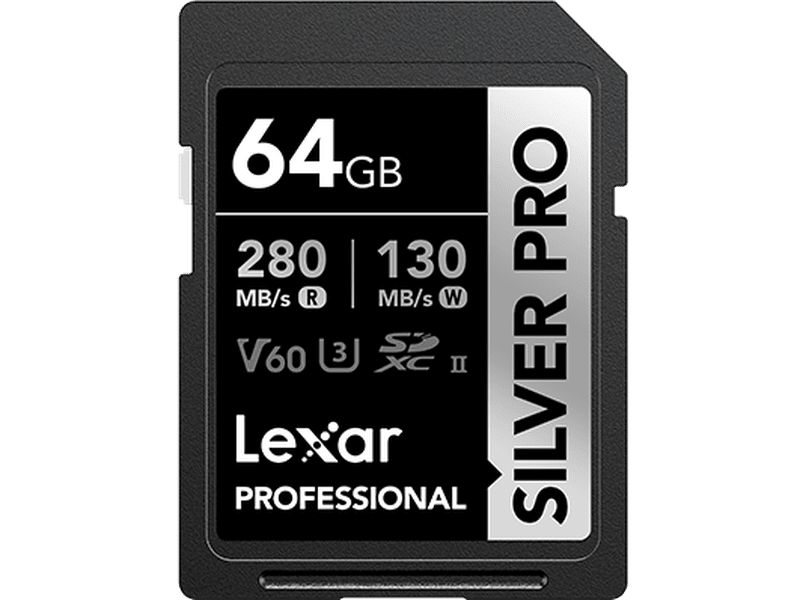 Lexar Professional SILVER PRO 64GB SDXC™ UHS-II Card
