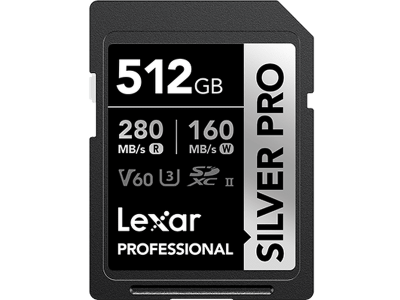 Lexar Professional SILVER PRO 512GB SDXC™ UHS-II Card