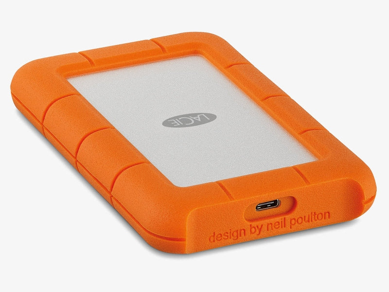 Lacie Rugged 2.5" 4Ft Drop Resistant 2TB USB-C 2Yr