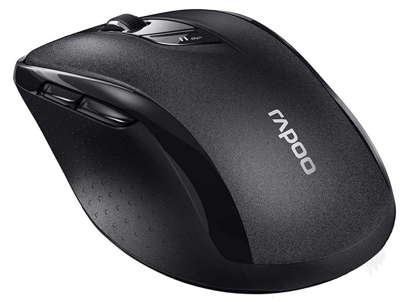 RAPOO M500 Multi-Mode, Silent, Bluetooth, 2.4Ghz, 3 device Wireless Optical Mouse - Simultaneously Connect Multiple Devices