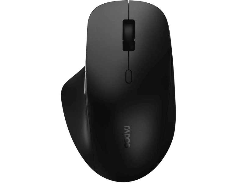 RAPOO M50 PLUS BLACK Wireless Optical Mouse -4-speed preset DPI -Wireless 2.4G transmission. Office and Business Choice