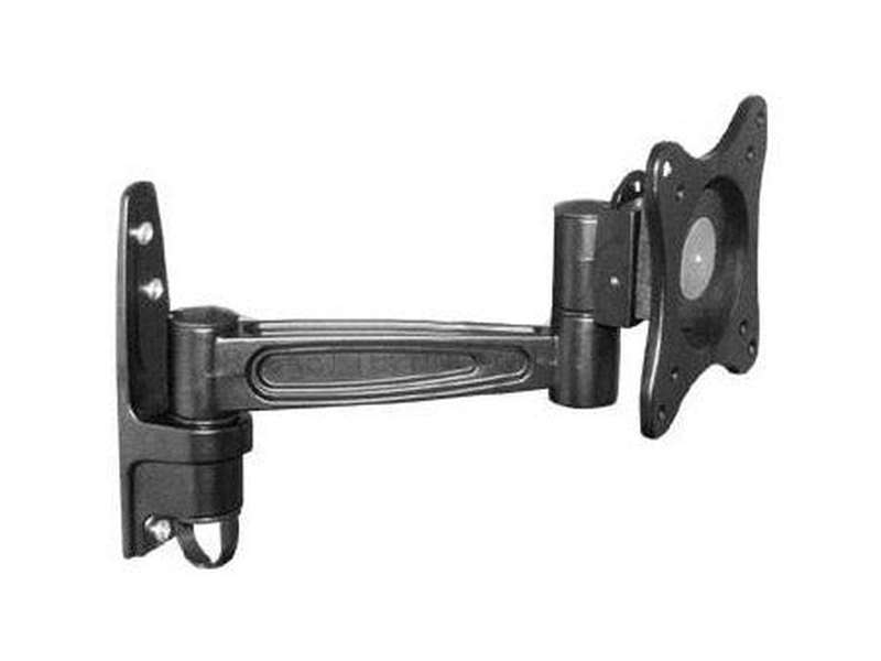Brateck Single Monitor Wall Mount tilting & Swivel Wall Bracket Mount VESA 75mm/100mm For most 13''-27” LED, LCD flat panel TVs; up to 15kg