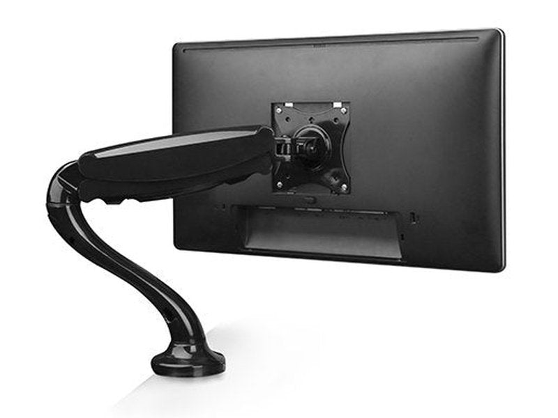 Brateck Single Monitor Interactive Single Counterbalance LCD VESA Desk Clamp and Grommet Mount for 13''-27'' LCD Monitors VESA 75x75/100x100