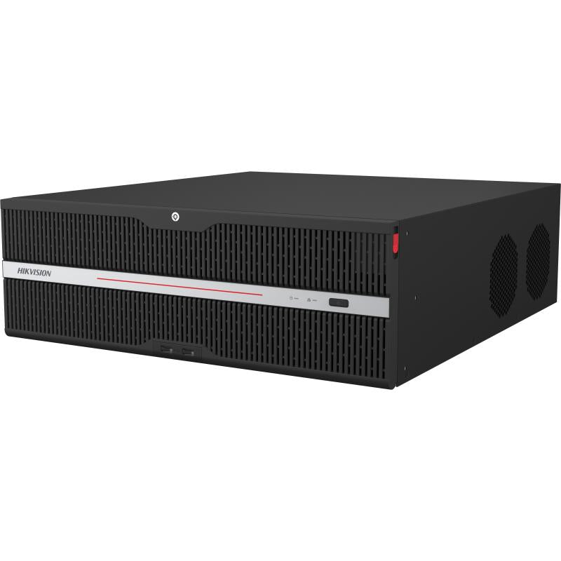 Hikvision S-Series 96128NXI-S16R 128CH NVR, 1280MBps, 8K, VGA/HDMI, 16 BAY, 3RU, RAID, NO