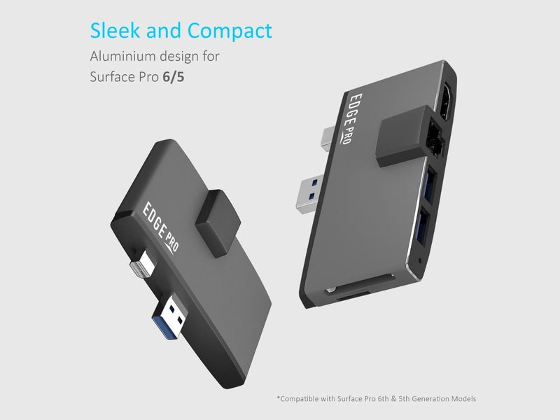 mBeat Edge Pro Multifunction USB- C Hub for Microsoft Surface Pro 5/6