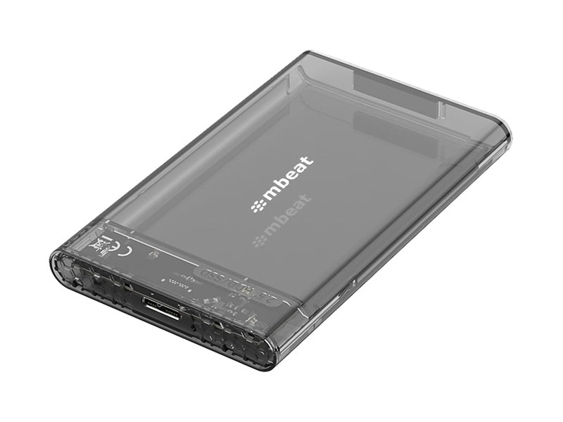 mbeat A1 See-Through Tool Free USB 3.0 2.5" SATA HDD Enclosure - Black