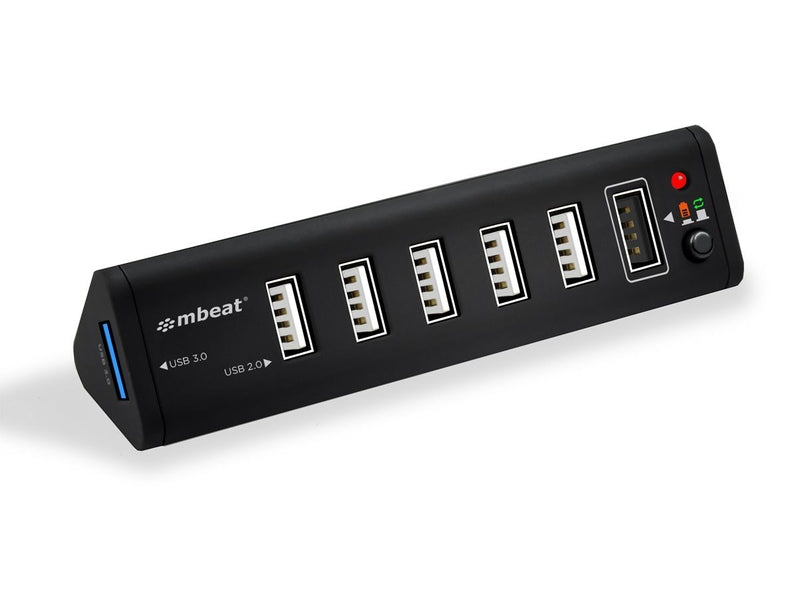mBeat 7-Port USB 3.0 & USB 2.0 Hub with 2.1A Smart Charging Function