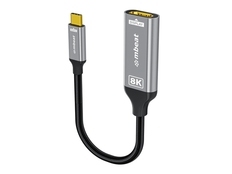 mbeat Tough Link 8K USB-C to HDMI Adapter - Space Grey