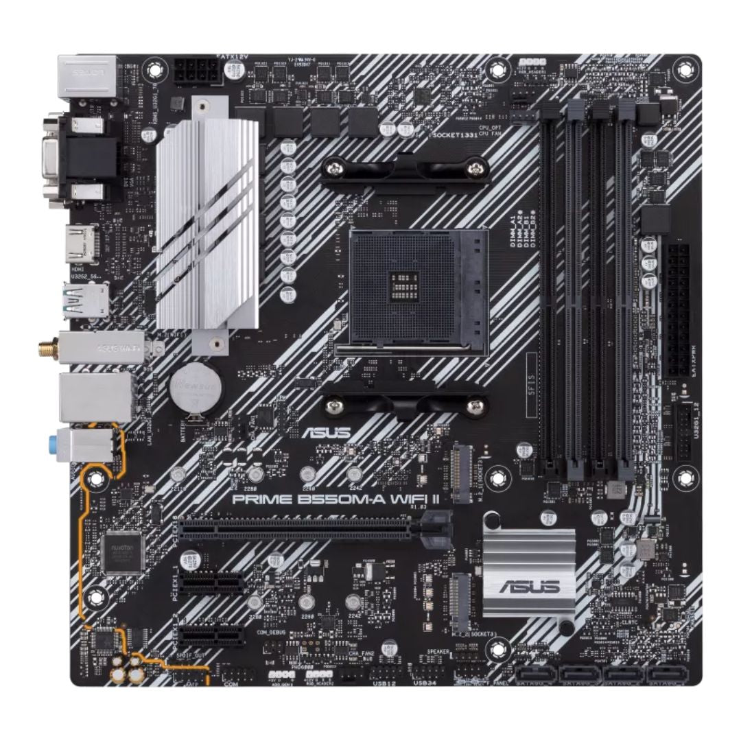 ASUS Prime B550M-A WiFi II AM4 mATX Desktop Motherboard