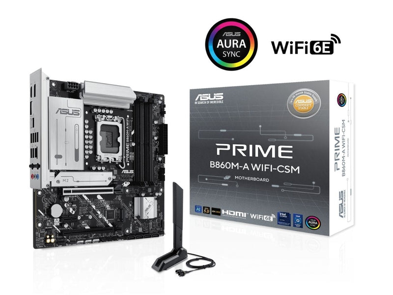 ASUS PRIME B860M-A WIFI-CSM LGA1851 Micro-ATX Motherboard