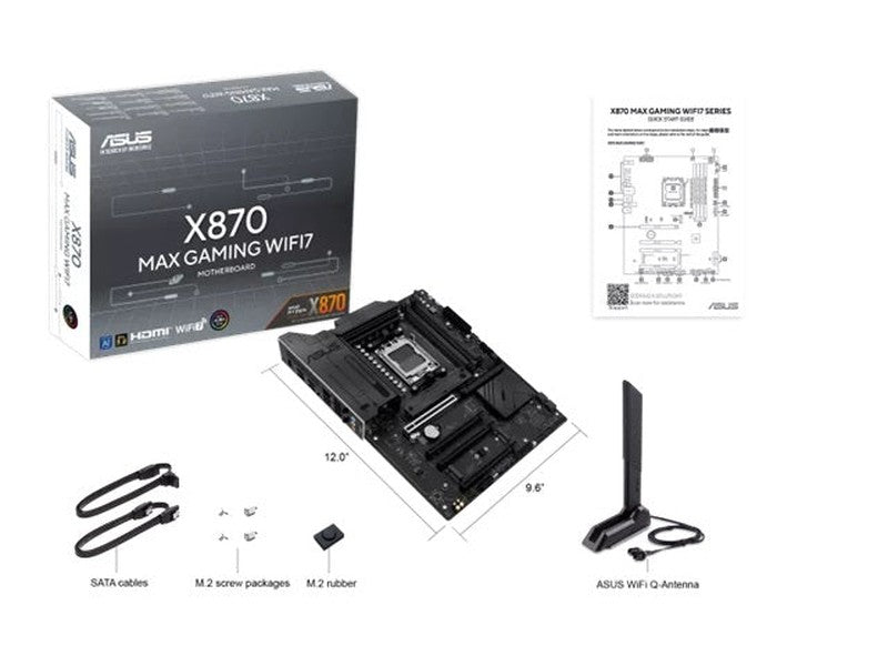 ASUS X870 MAX Gaming WiFi7 AM5 ATX Desktop Motherboard