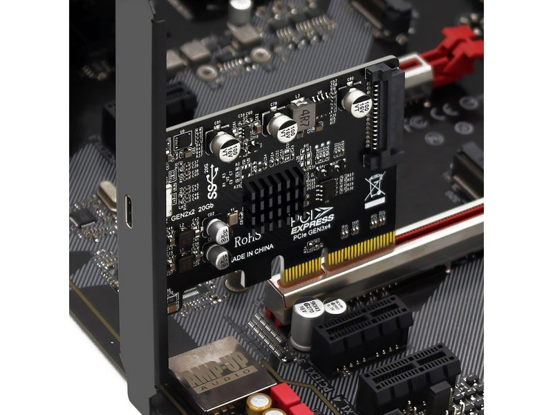 Simplecom EC318v2 PCI-e x4 to USB 3.2 Gen2x2 20Gbps USB-C Expansion Card