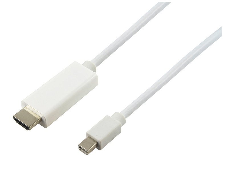 Comsol 1M Mini Displayport Male To HDMI Male Cable