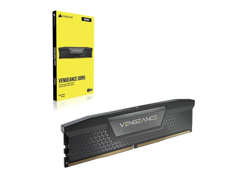 Corsair Vengeance 32GB 2x16GB DDR5 DRAM 6000MT/s CL38 Memory Kit — Black