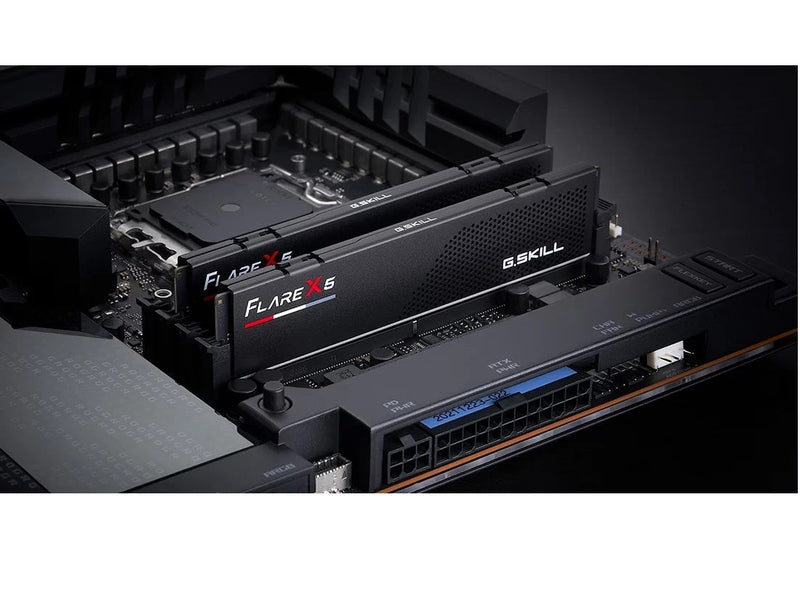 G.SKILL F5-6000J3636F16GX2-FX5 32GB 2 x 16GB / DDR5 6000 MT/s/ Timings 36-36-36-96/ Voltage 1.35V/ Flare X5