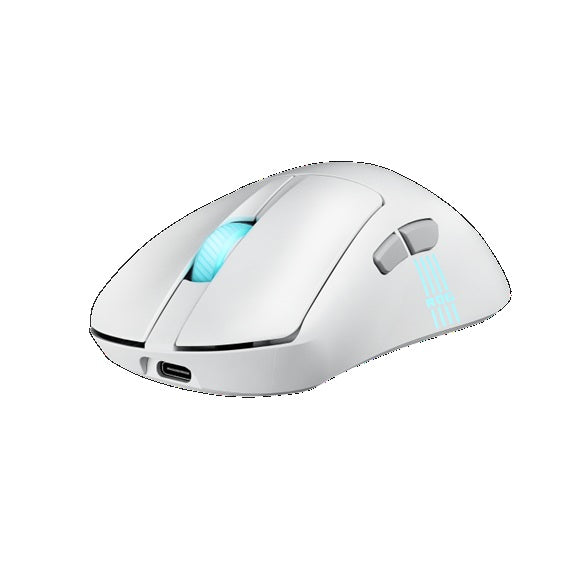 ASUS ROG Keris II Origin Tri-Mode Wireless Gaming Mouse - Moonlight White