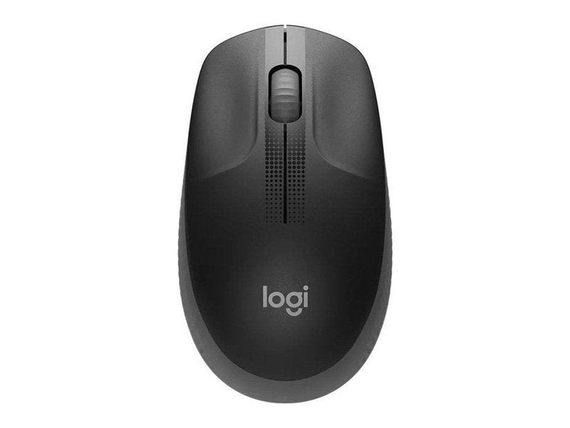 Logitech M190 Full-Size Wireless Mouse - Charcoal