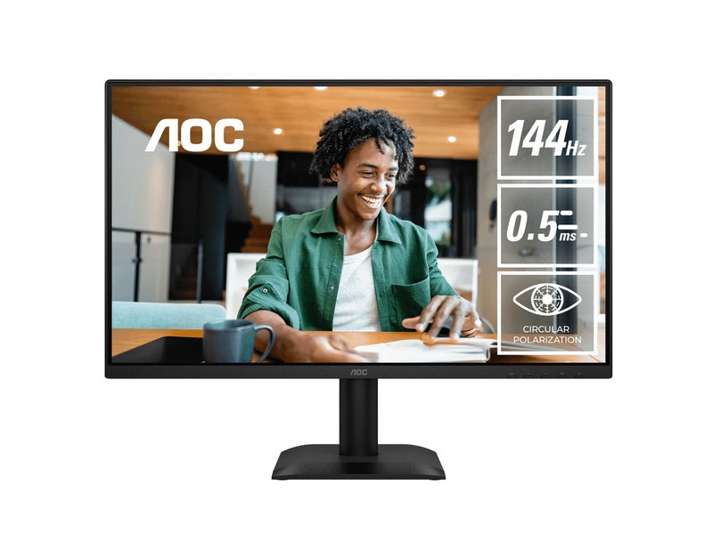 AOC 23.8" IPS Monitor 144Hz, HDMI/DP, 16.7M colors, 16W