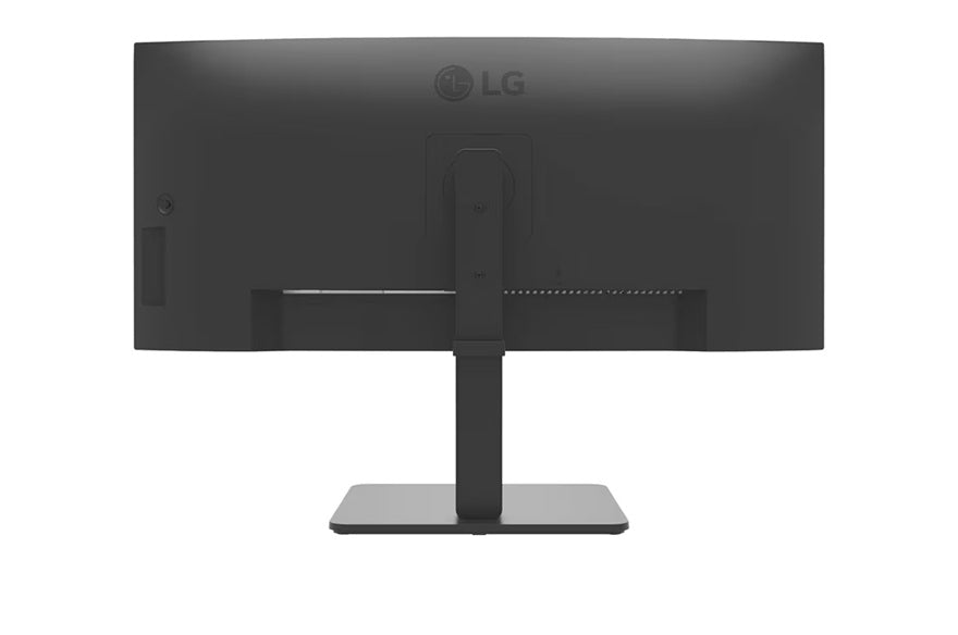 LG 34BA75QE-B 34" UWQHD IPS Curved Monitor with HDR10, sRGB 99%, USB-C PD 90W, RJ45, built-in speakers, and tilt/height/swivel adjustable stand