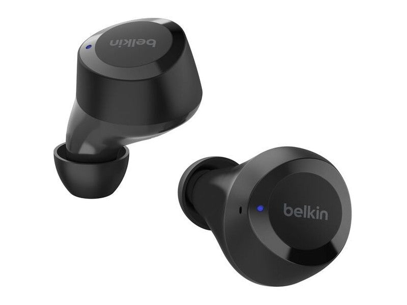 Belkin SoundForm Bolt 2 Wireless Earbuds - Black AUC009fqBKV2 , 28hrs Battery, 6mm Drivers, BT 5.3 Multipoint, IPX4-Rated, 2YR