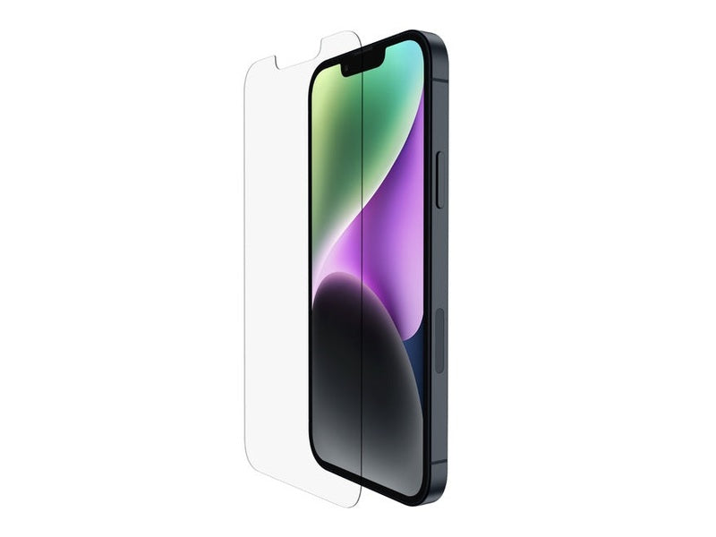Belkin ScreenForce TemperedGlass Treated Screen Protector for Apple iPhone 17e / iPhone 16e / iPhone 14 / iPhone 13 / iPhone 13 Pro - Clear OVA069zz