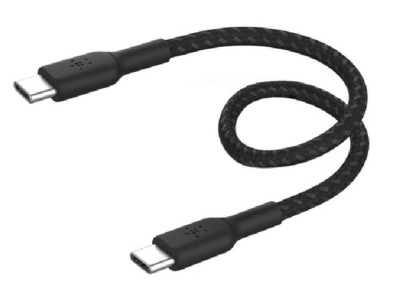 Belkin BoostCharge Braided USB-C to USB-C Cable 0.15M - Black