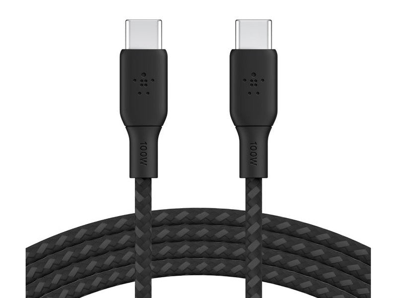 Belkin BoostCharge Braided USB-C to USB-C Cable 3M - Black