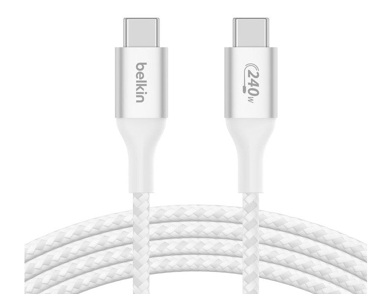 Belkin BoostCharge USB-C to USB-C PD 3.1 Cable 2M - White