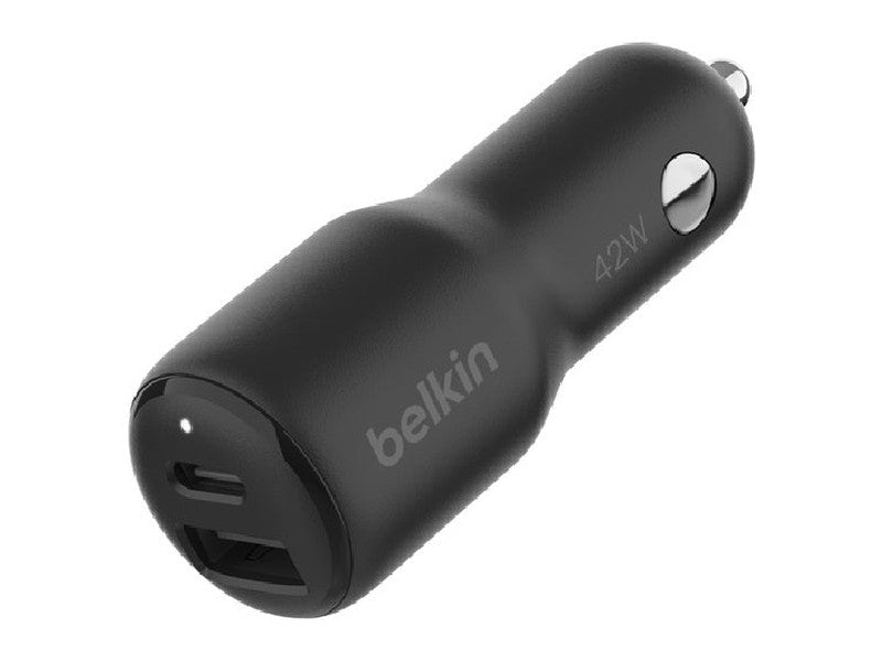 Belkin BoostCharge Dual Car Charger 42W - Black