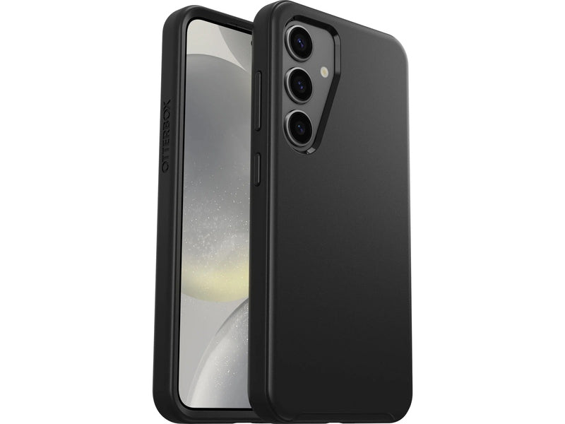 OtterBox Symmetry Samsung Galaxy S24 5G 6.2' Case Black - 77-94531 ,DROP+ 3X Military Standard, Antimicrobial, Raised Edges, 7 Years Warranty