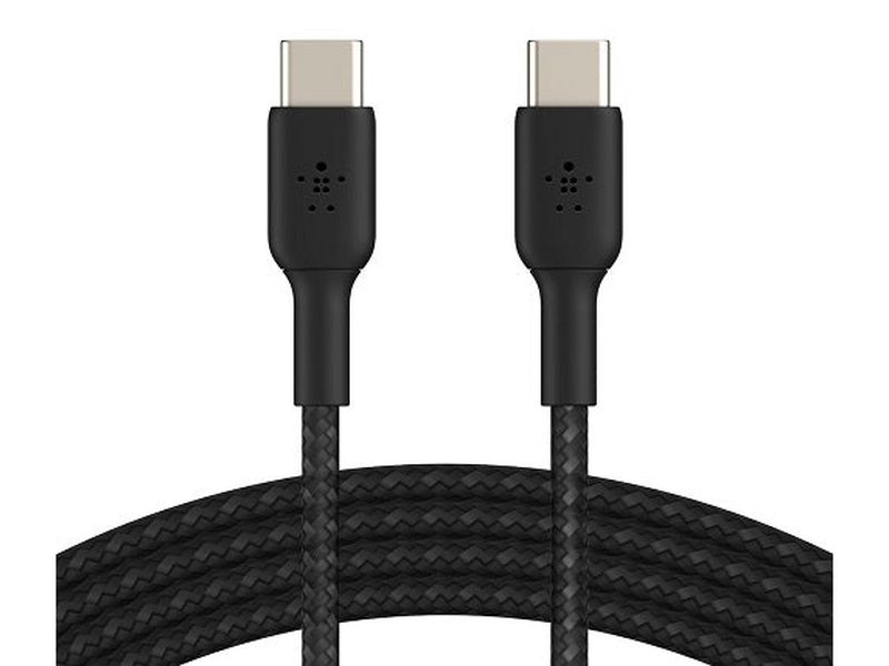 Belkin BoostCharge Braided USB-C to USB-C Cable 1M - Black