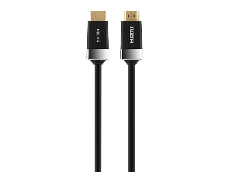 Belkin Advanced Series High Speed 4K HDMI Cable with Ethernet 5M - Black AV10050BT5M , Ultra HD 4K @ 60Hz + HDR, 18Gbps Bandwidth, 2YR
