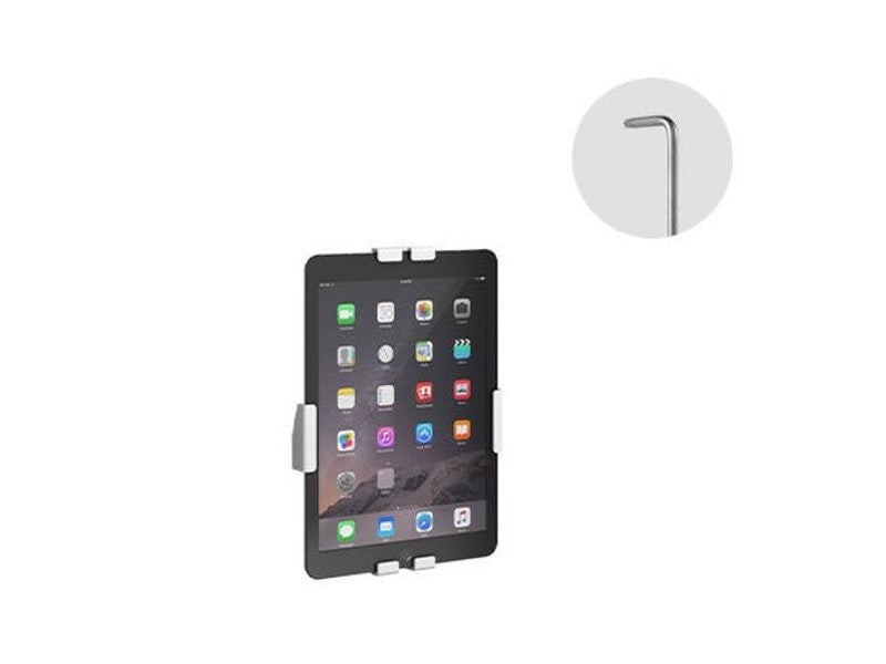 Brateck Universal Anti-Theft Tablet Wall Mount compatible with most 7.9”-11” Tablet-White