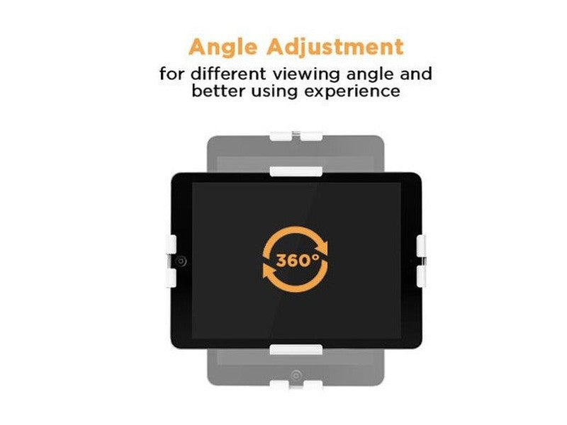 Brateck Universal Anti-Theft Tablet Wall Mount compatible with most 7.9”-11” Tablet-White
