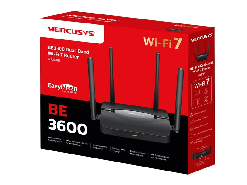 TP-Link Mercusys MR25BE BE3600 Dual Band Wi-Fi 7 Router