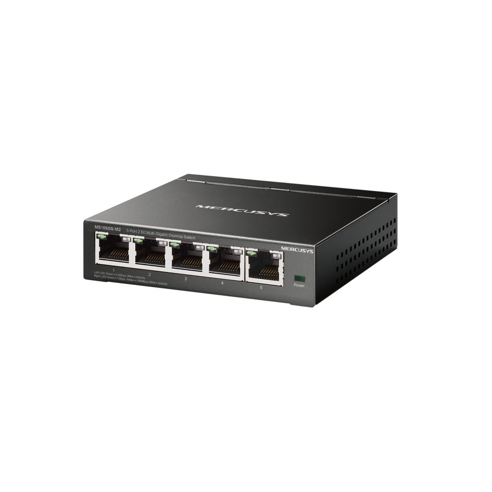 Mercusys MS105GS-M2 5-port 2.5G Multi-Gigabit Desktop Switch