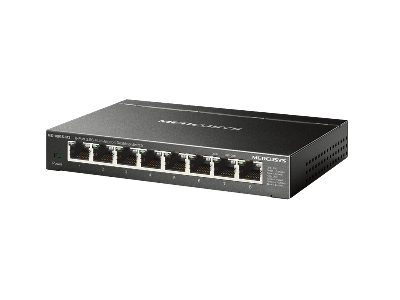 TP-Link Mercusys MS108GS-M2 8-Port 2.5G Multi-Gigabit Desktop Switch