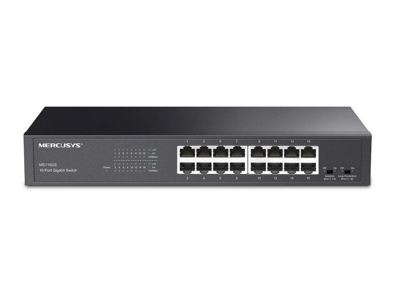 TP-Link Mercusys MS116GS 16-Port Gigabit Desktop/Rackmount Switch
