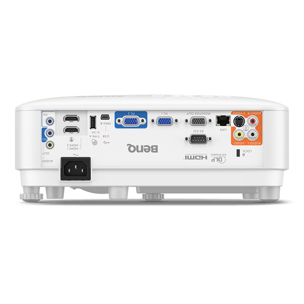 BenQ MW826STH WXGA, Lamp, DLP, Business Projector, 1280x800 Resolution, 3500 Lumens, 20,000:1 Contrast, 2 Year Warranty, White