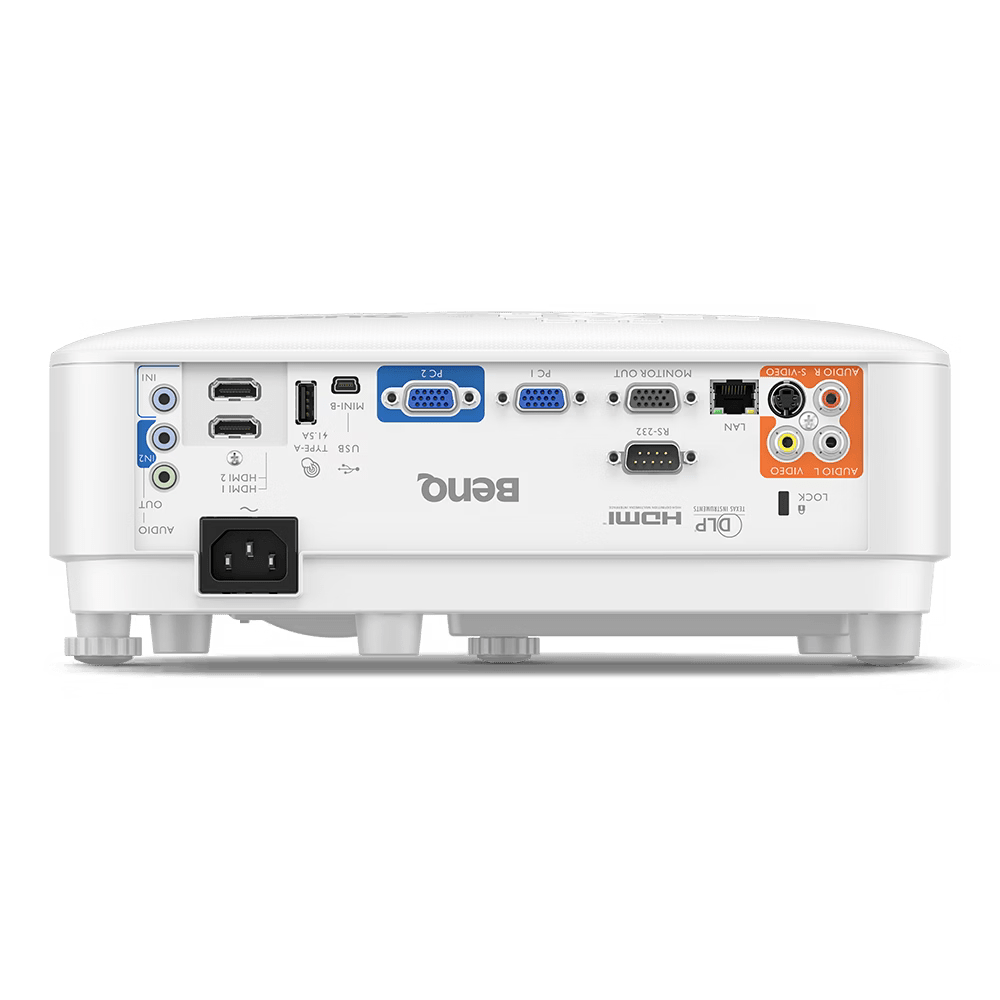 BenQ MW826STH WXGA, Lamp, DLP, Business Projector, 1280x800 Resolution, 3500 Lumens, 20,000:1 Contrast, 2 Year Warranty, White